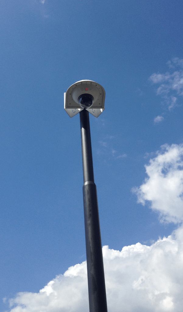 Particolare di una telecamera