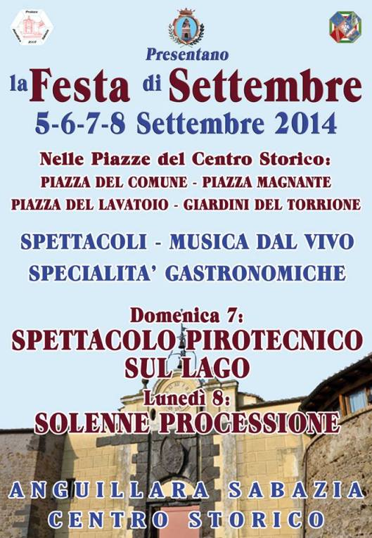 Locandina Festa di Settembre 2014